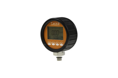 TUVO instruments digital pressure gauge DM from the side